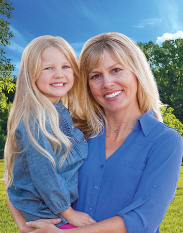 Woman and daughter smiling dental insurance Center For Dental Excellence Dickson TN