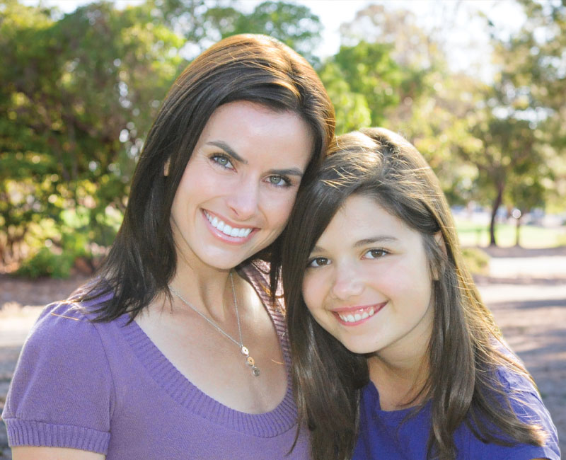 mother and daughter patients Center For Dental Excellence Dickson, TN